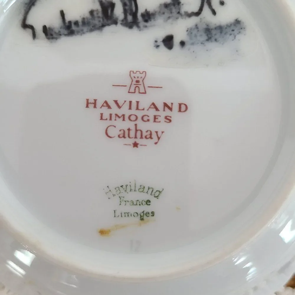 Signed F. Haviland Limoges France Cathay 5